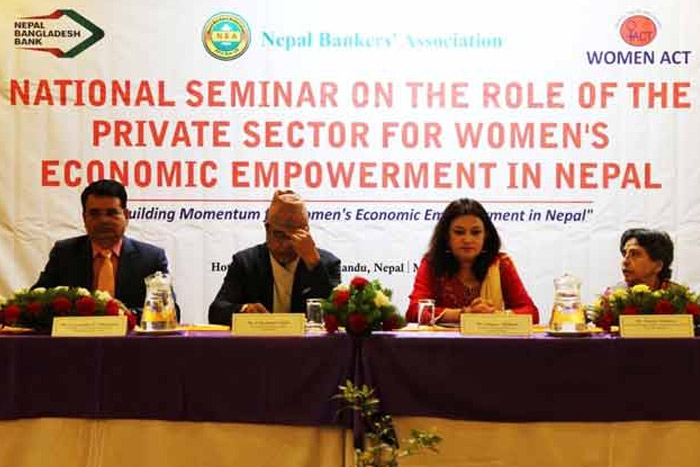 National seminar on the role of the private sector for women’s economic empowerment in Nepal